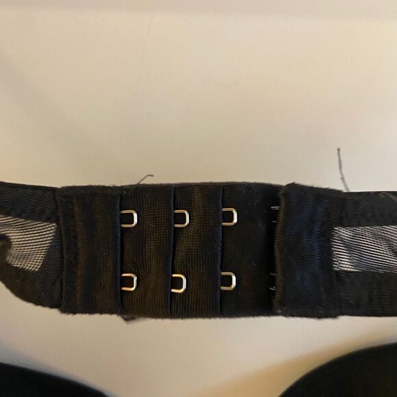 VS 38B very sexy bra push up black shiny padded - Picture 2 of 5